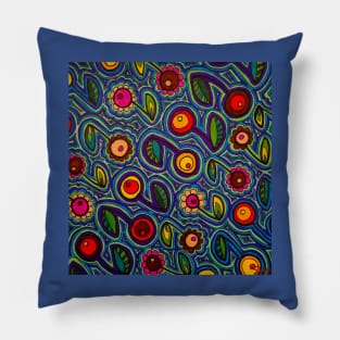 Wallflower Wallpaper Bulbs Pillow