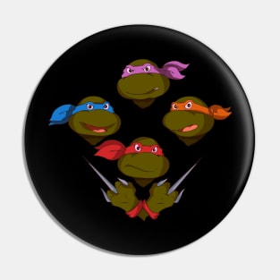 It's not a rock band, it's The Ninja Turtles. Pin