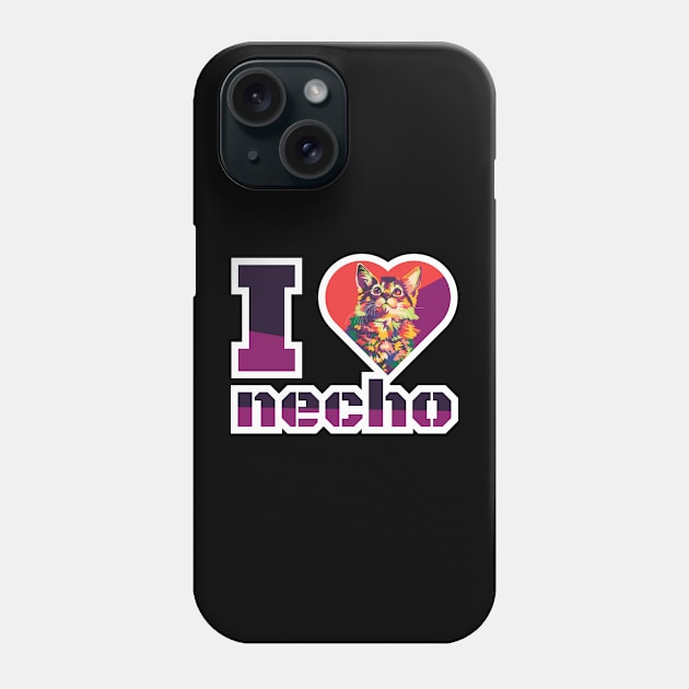 necho Phone Case by cool pop art house