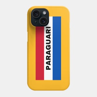 Paraguari City in Paraguay Flag Colors Phone Case