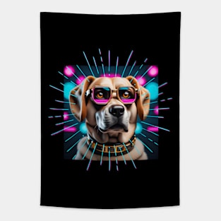 Futuristic dog Tapestry