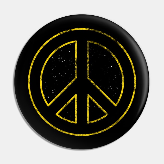 Star Peace Pin by LazyDayGalaxy