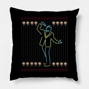 The Young Professor Ugly Christmas Sweater Pillow