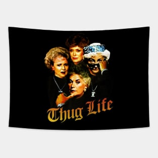 Thug Life golden Tapestry