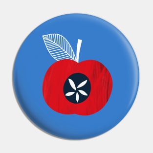 Red Apple Pin