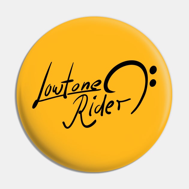 Low Tone Rider Pin by schlag.art