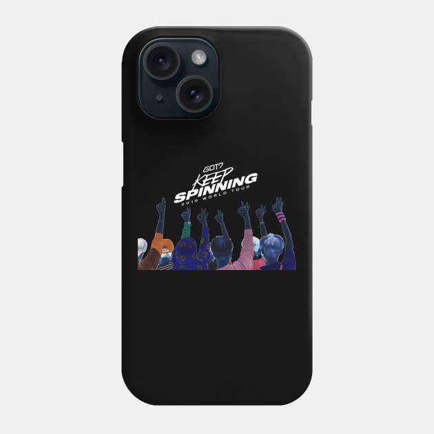 OKAY GOT7 KEEP SPINNING Phone Case by shiteter