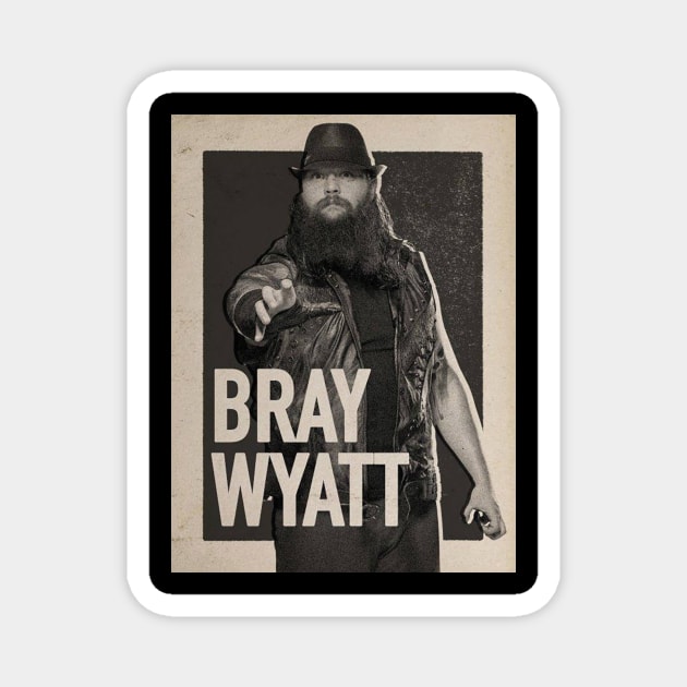 Bray Wyatt Vintage Magnet by nasib