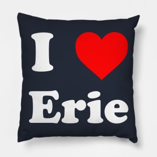 I Heart Erie Pillow