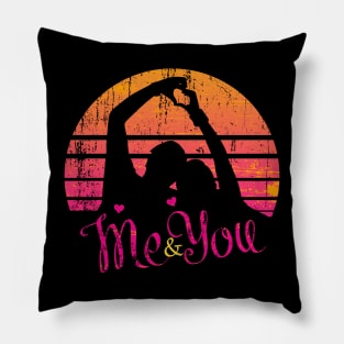 Funny valentines day cute design for couples My one and only Pillow