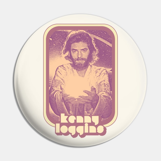 Kenny Loggins / 1980s Retro Aesthetic Fan Art Design Pin by DankFutura