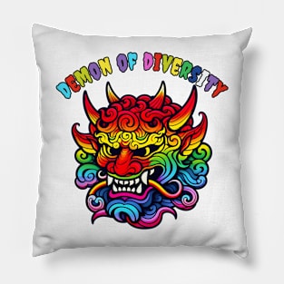 Pride month devil Pillow