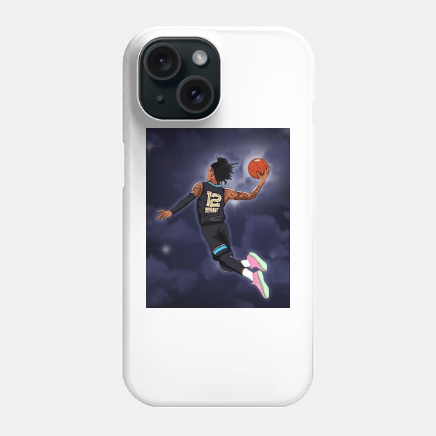 shoot ja morant Phone Case by nayafebryn