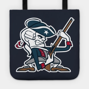 Fighting New England Patriots Notre Dame Mashup Design Tote