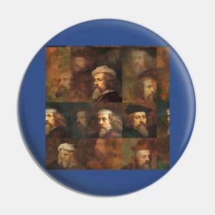 Rembrandt Paintings Mashup Pin