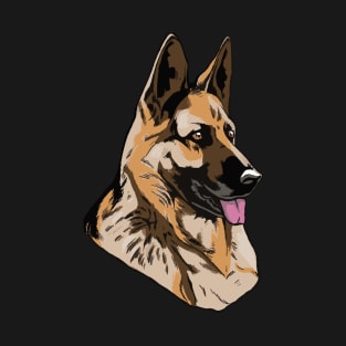 German Shepherd Dog Portrait T-Shirt