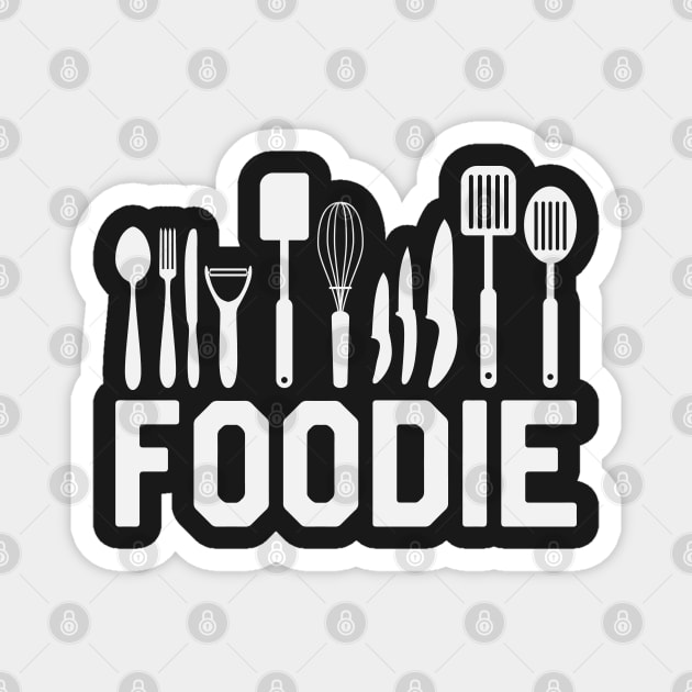 Chef Foodie Cook Magnet by kdpdesigns