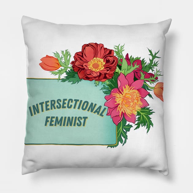 Intersectional Feminist Pillow by FabulouslyFeminist