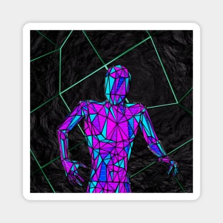 Polygonal Man 2 Magnet