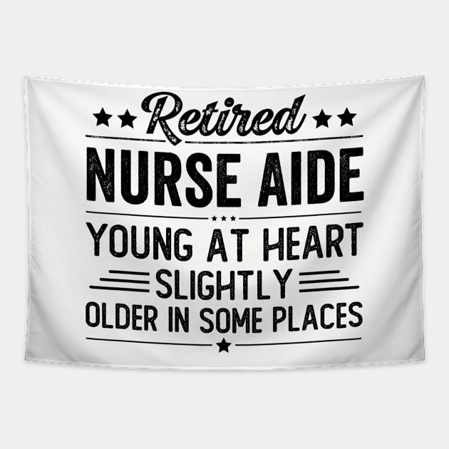 Retired Nurse Aide Tapestry by Stay Weird