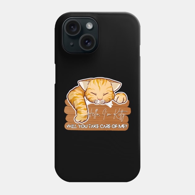 Kitty | Nobody’s Cat Phone Case by ColorShades