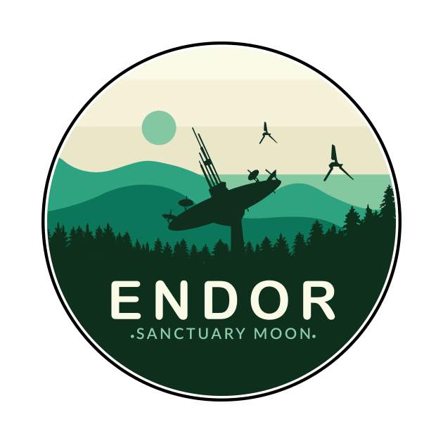 Endor Sanctuary Moon by Space Club