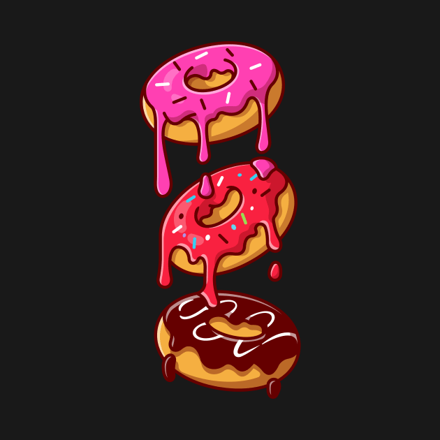 Floating Melted Doughnut Cartoon by Catalyst Labs