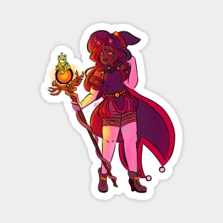That's One Foxy Witch Magnet