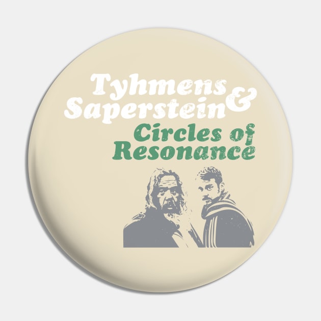 Tyhmens and Saperstein - Circles of Resonance - Afternoon Spray Pin by Contentarama