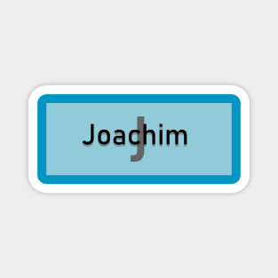 German Name "Joachim" Magnet