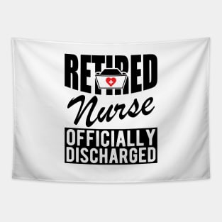 Retired Nurse officially discharged Tapestry