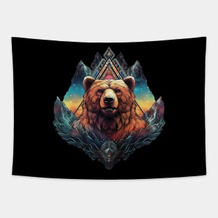 Mystic bear Tapestry