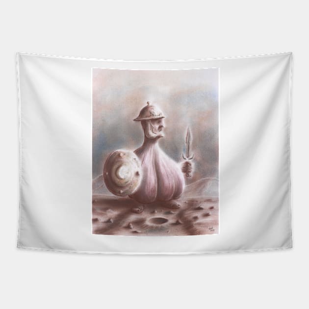 Garlic Man II Tapestry by EderArt