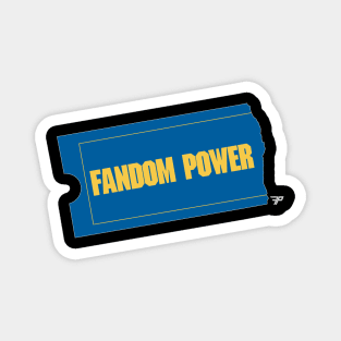 Fandom Power (Block Buster Homage) Magnet