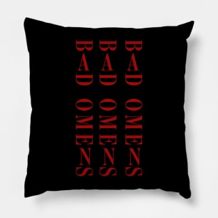 Bad Omens | Horizontal text Pillow