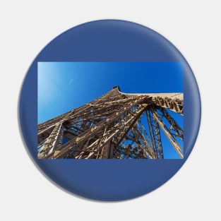 Eiffel Tower in Paris against clear blue sky Pin