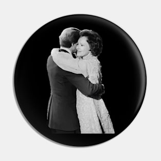 Jimmy + Rosalynn Carter dancing together Pin