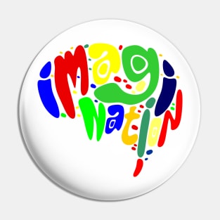 Imagination Colorful Pin