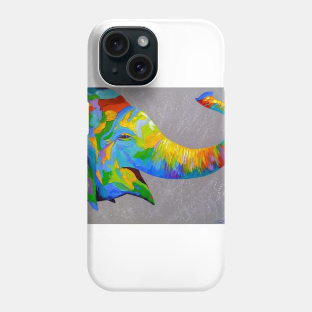 Smiling elephant Phone Case by OLHADARCHUKART