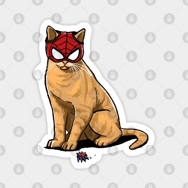 Spider-Cat Magnet by belial90