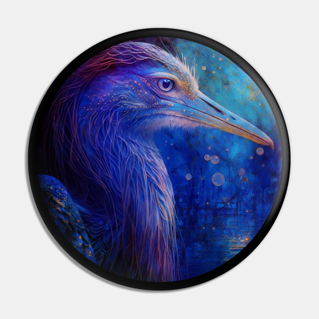 Heron Spirit, Beautiful Wildlife - Heron - Pin | TeePublic Heron Spirit, Beautiful Wildlife - Heron - Pin | TeePublic