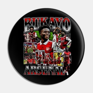 Bukayo Saka Vintage Bootleg Pin