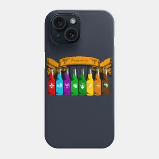 Zombie Perks Top Shelf Perkaholic on Navy Blue Phone Case