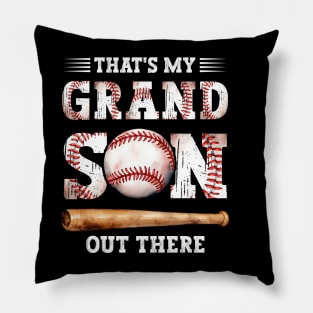 Baseball Grandma That's My Grandson Out There Mother's Day Funny Baseball Grandma Pillow