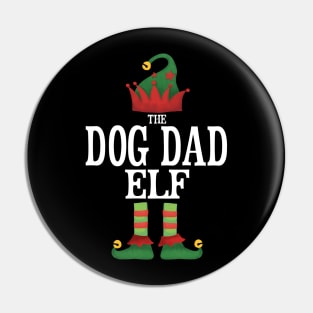 Dog Dad Elf Matching Family Group Christmas Party Pajamas Pin