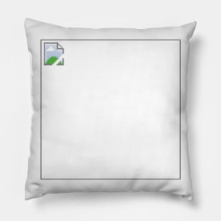 Broken Image Pillow