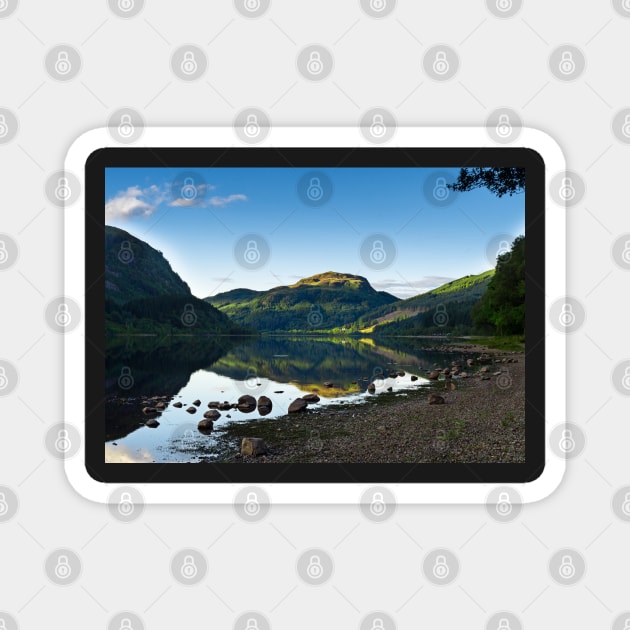View on beautiful Loch Katrine, Scotland Magnet by Dolfilms