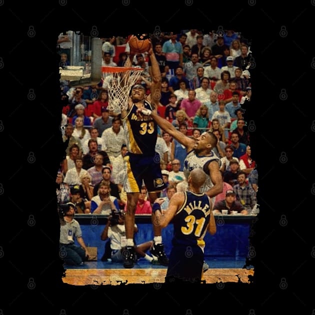 Antonio Davis, Bout To Throw it Down During, 1994 by Omeshshopart