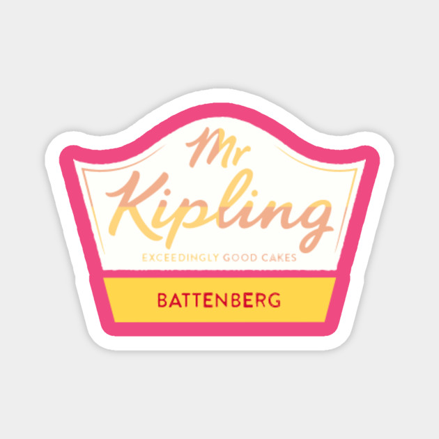 Mr Kipling Battenberg Cake Design Mr Kipling Magnet Teepublic