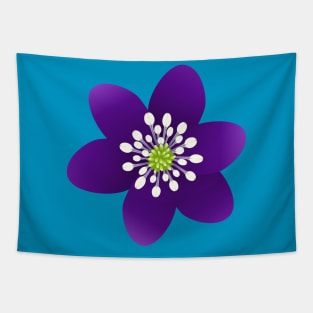 Purple flower Tapestry